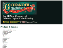 Tablet Screenshot of gradelprinting.com